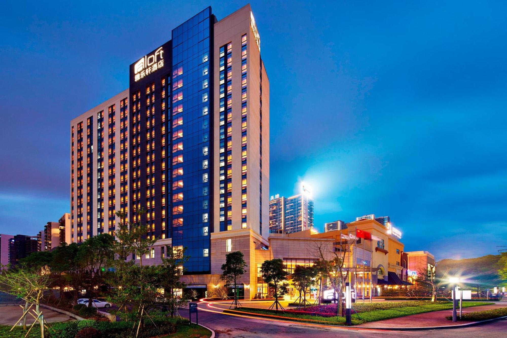 Aloft Dynamic Town Hotel Shenzhen Bagian luar foto